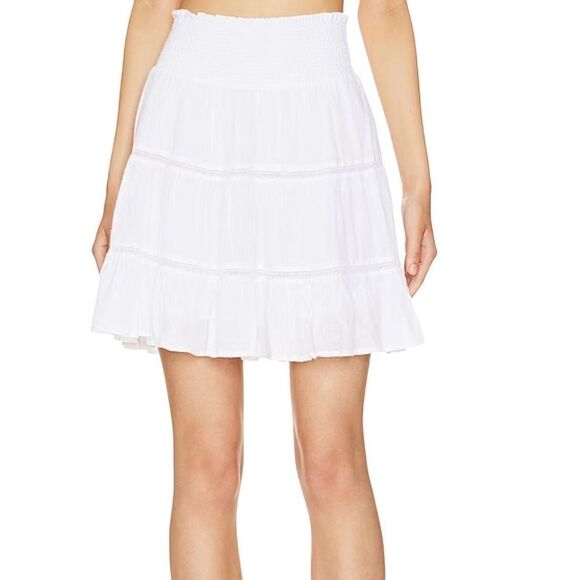 Rails women’s Addison, white lace, detailed linen, blend skirt, size XXL - Picture 1 of 6